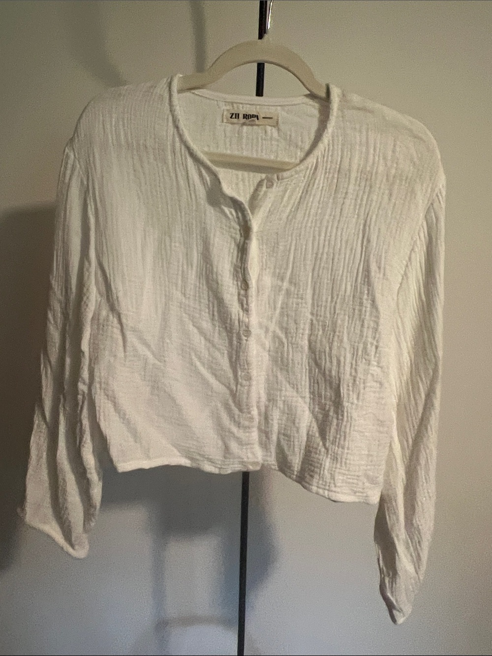 Zii Ropa Cotton Cropped Blouse